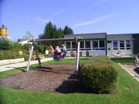 Außenanlage des Kindergartens
